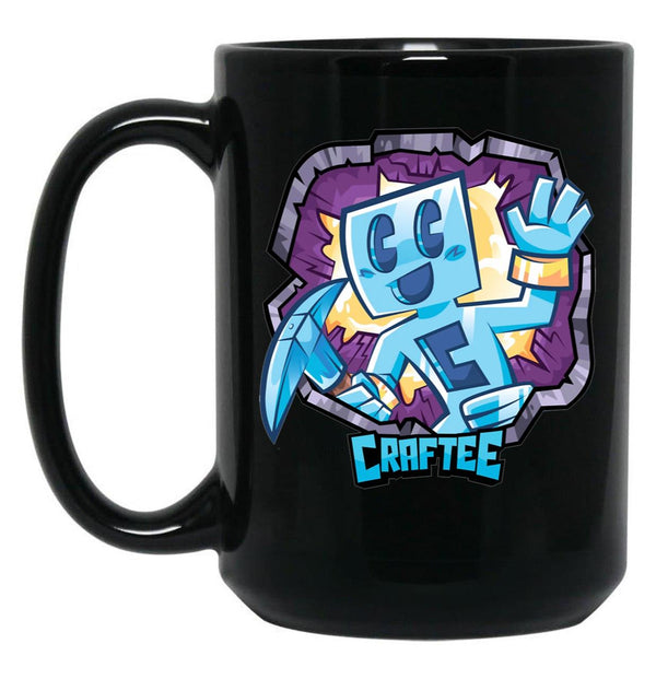 Craftee Black Coffee Mug, Gift Coffee Mug - Black