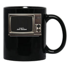 Created by Jack Stauber Retro Tv Black Coffee Mug, Gift Coffee Mug - Black