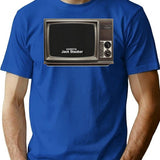 Created by Jack Stauber Retro Tv Premium Heavyweight Cotton T-Shirt - Blue