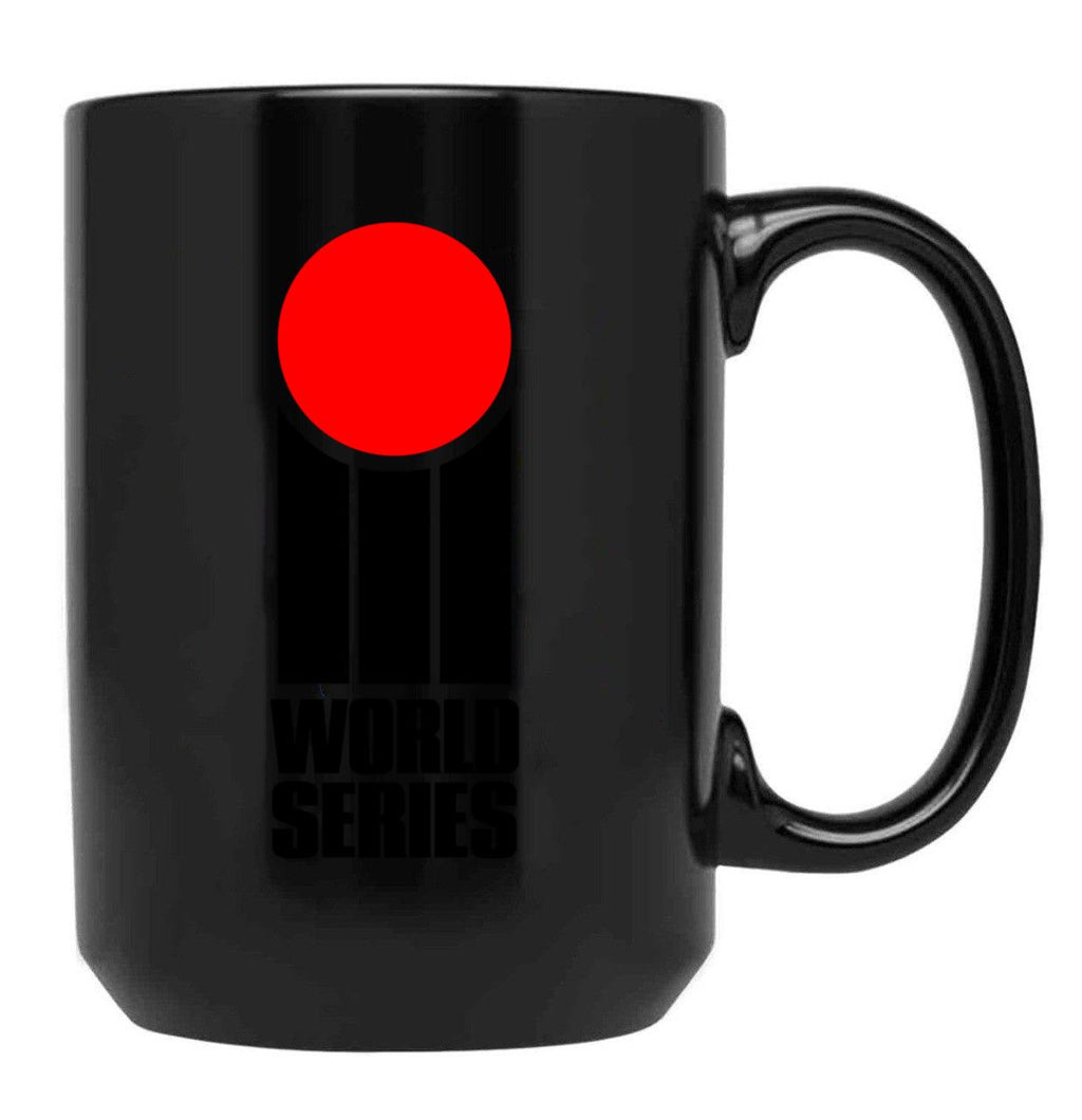 Cricket World Series Icon Black Coffee Mug, Gift Coffee Mug