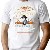 Crocodile Dundee Outback Survival School Premium Heavyweight Cotton T-Shirt - White