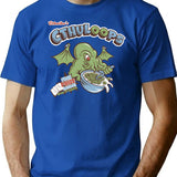 Cthulhu'S Loops Premium Heavyweight Cotton T-Shirt - Blue
