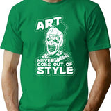 Cuan Horor Terrifier Film Halloween T-Shirt for Men & Women, T-Shirts Graphic Tee - Green