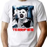 Cuan Horor Terrifier T-Shirt for Men & Women, T-Shirts Graphic Tee - White
