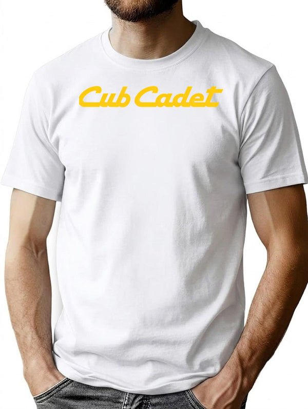 Cub Cadet Agricultural T-Shirt for Men & Women, T-Shirts Graphic Tee - White