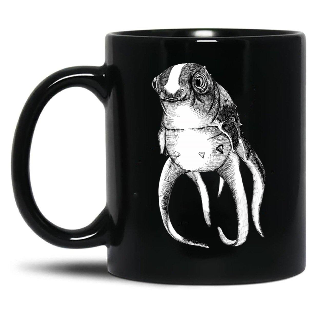 Cuddlefish - Subnautica Black Coffee Mug, Gift Coffee Mug