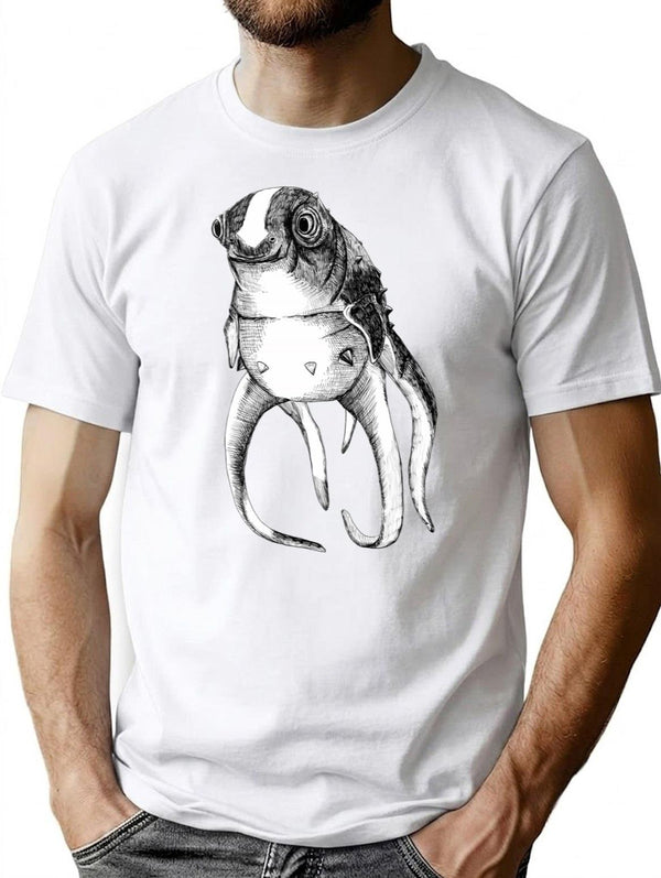 Cuddlefish - Subnautica Premium Heavyweight Cotton T-Shirt - White