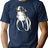 Cuddlefish - Subnautica Premium Heavyweight Cotton T-Shirt - Navy