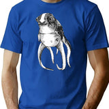 Cuddlefish - Subnautica Premium Heavyweight Cotton T-Shirt - Blue