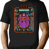 Cult Book Club T-Shirt for Men & Women, T-Shirts Graphic Tee - Black