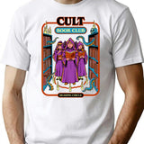 Cult Book Club T-Shirt for Men & Women, T-Shirts Graphic Tee - White