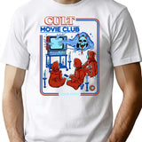 Cult Movie Club T-Shirt for Men & Women, T-Shirts Graphic Tee - White