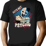 Cute But Psycho Halloween Retro Art The Clown T-Shirt for Men & Women, T-Shirts Graphic Tee - Black