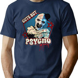 Cute But Psycho Halloween Retro Art The Clown T-Shirt for Men & Women, T-Shirts Graphic Tee - Navy