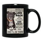 Cute Funny Staffordshire Bull Terrier Quotes Black Coffee Mug - Black