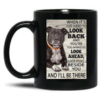 Cute Funny Staffordshire Bull Terrier Quotes Black Coffee Mug
