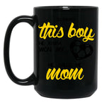 Cute Soccer Mom Shirt World Cup Cool Quote Saying Black Coffee Mug, Gift Coffee Mug