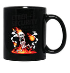 Cyber Security They Said It Would Be Fun Funny Cybersecurity Black Coffee Mug, Gift Coffee Mug - Black