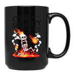 Cyber Security They Said It Would Be Fun Funny Cybersecurity Black Coffee Mug, Gift Coffee Mug