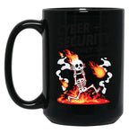 Cyber Security They Said It Would Be Fun Funny Cybersecurity Black Coffee Mug, Gift Coffee Mug