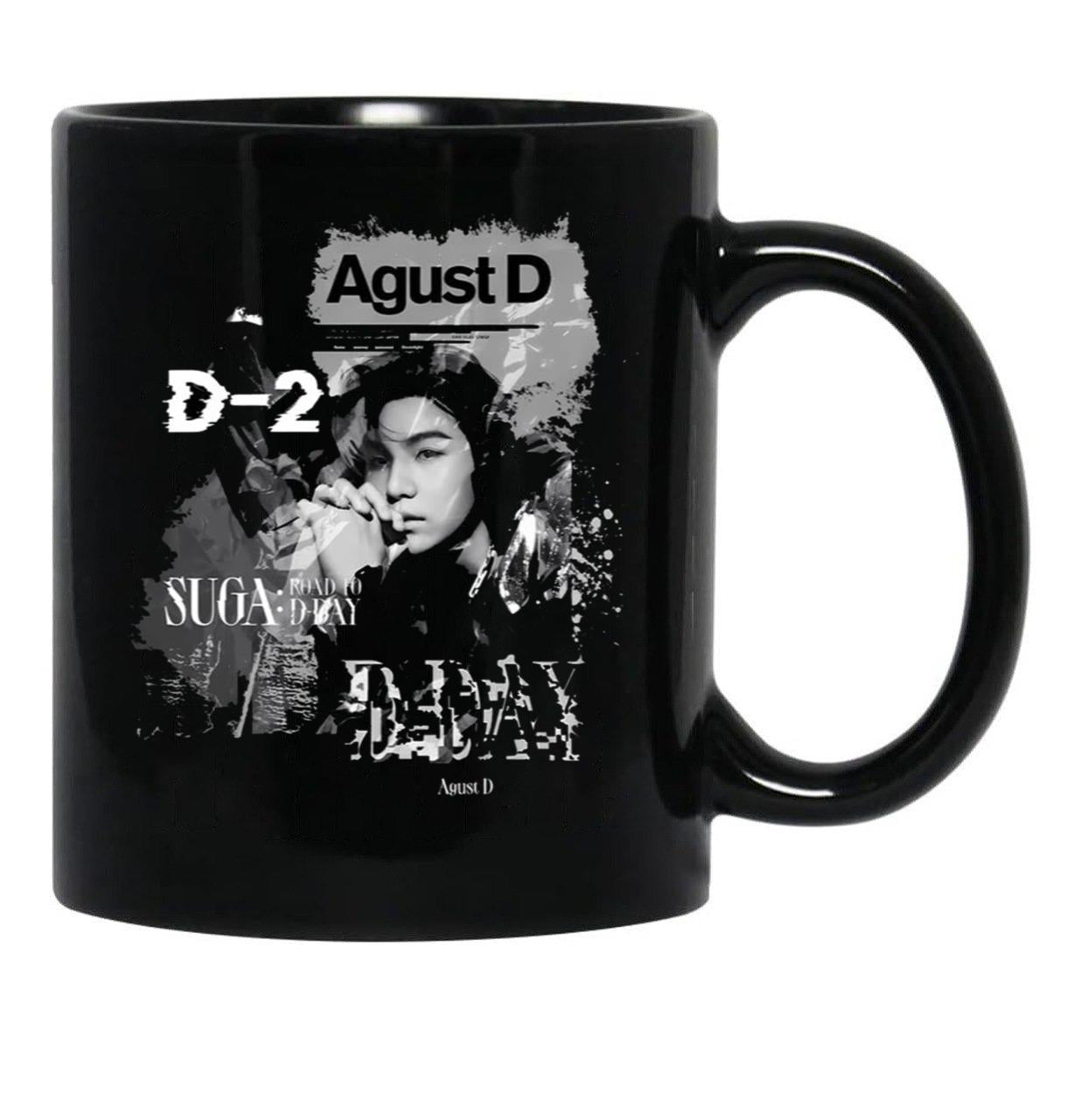 D Day Suga Agust D Concert Tour Coffee Mug Black Coffee Mug, Gift Coffee Mug - Black