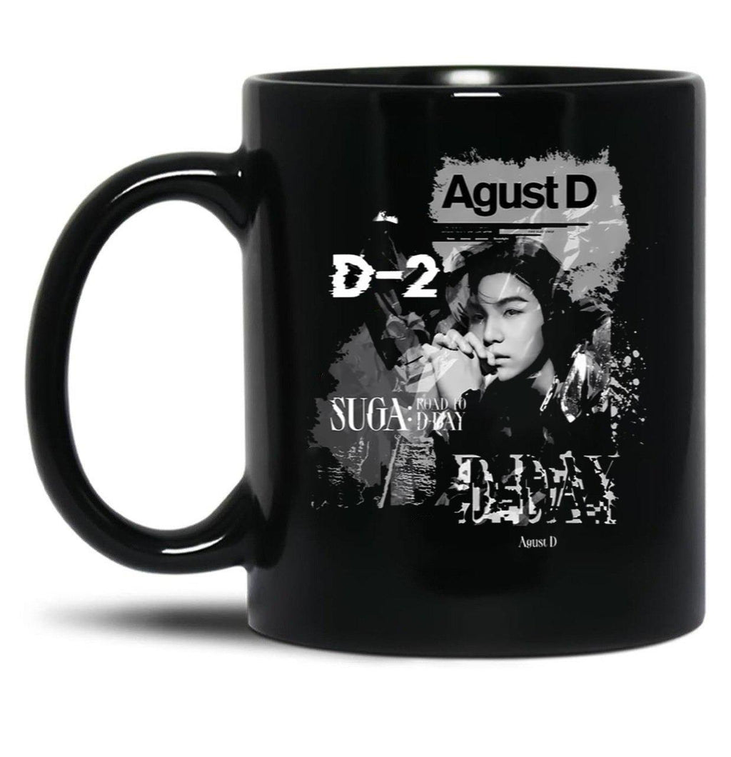 D Day Suga Agust D Concert Tour Coffee Mug Black Coffee Mug, Gift Coffee Mug