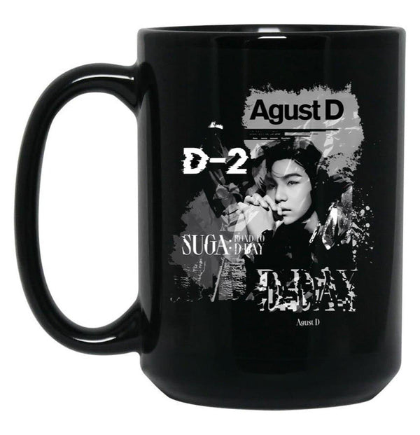 D Day Suga Agust D Concert Tour Coffee Mug Black Coffee Mug, Gift Coffee Mug - Black