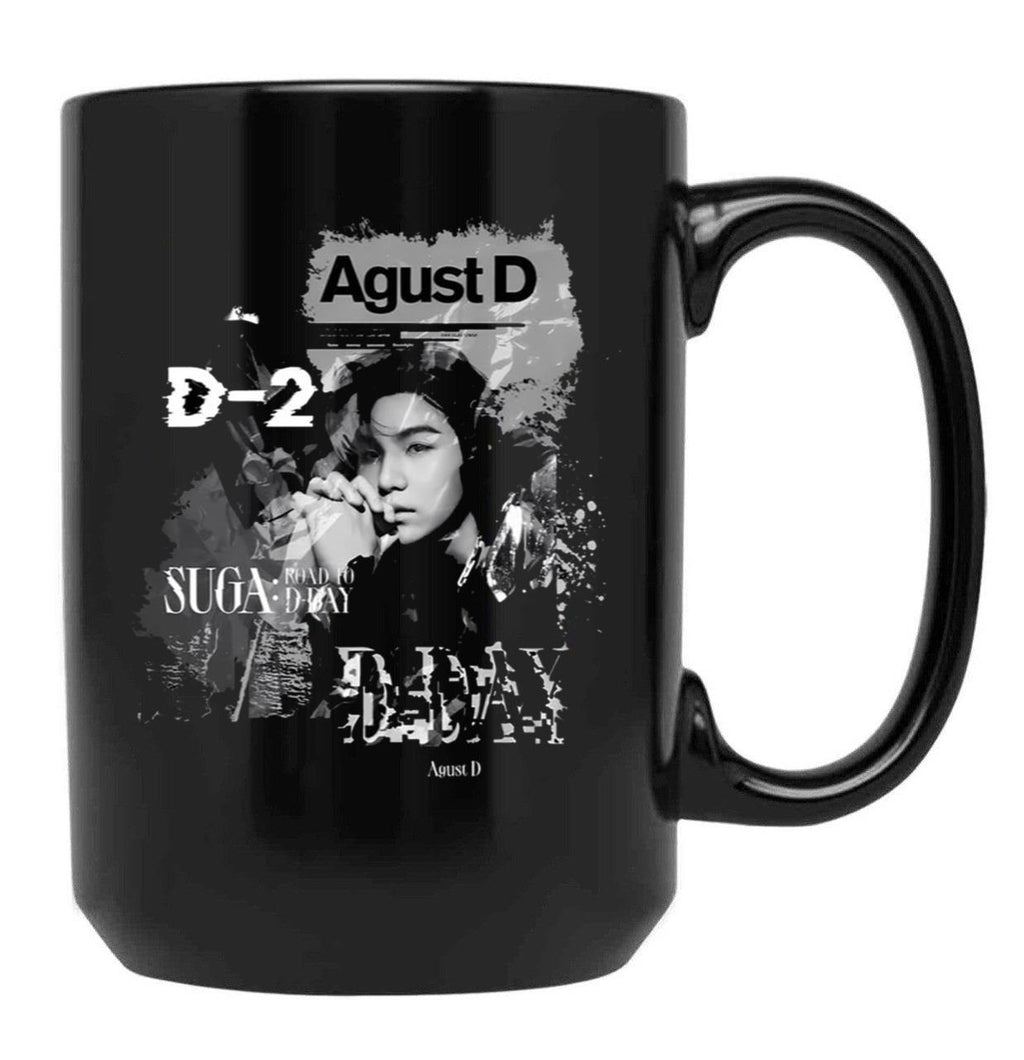 D Day Suga Agust D Concert Tour Coffee Mug Black Coffee Mug, Gift Coffee Mug