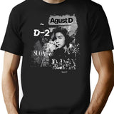 D Day Suga Agust D Concert Tour Premium Heavyweight Cotton T-Shirt - Black