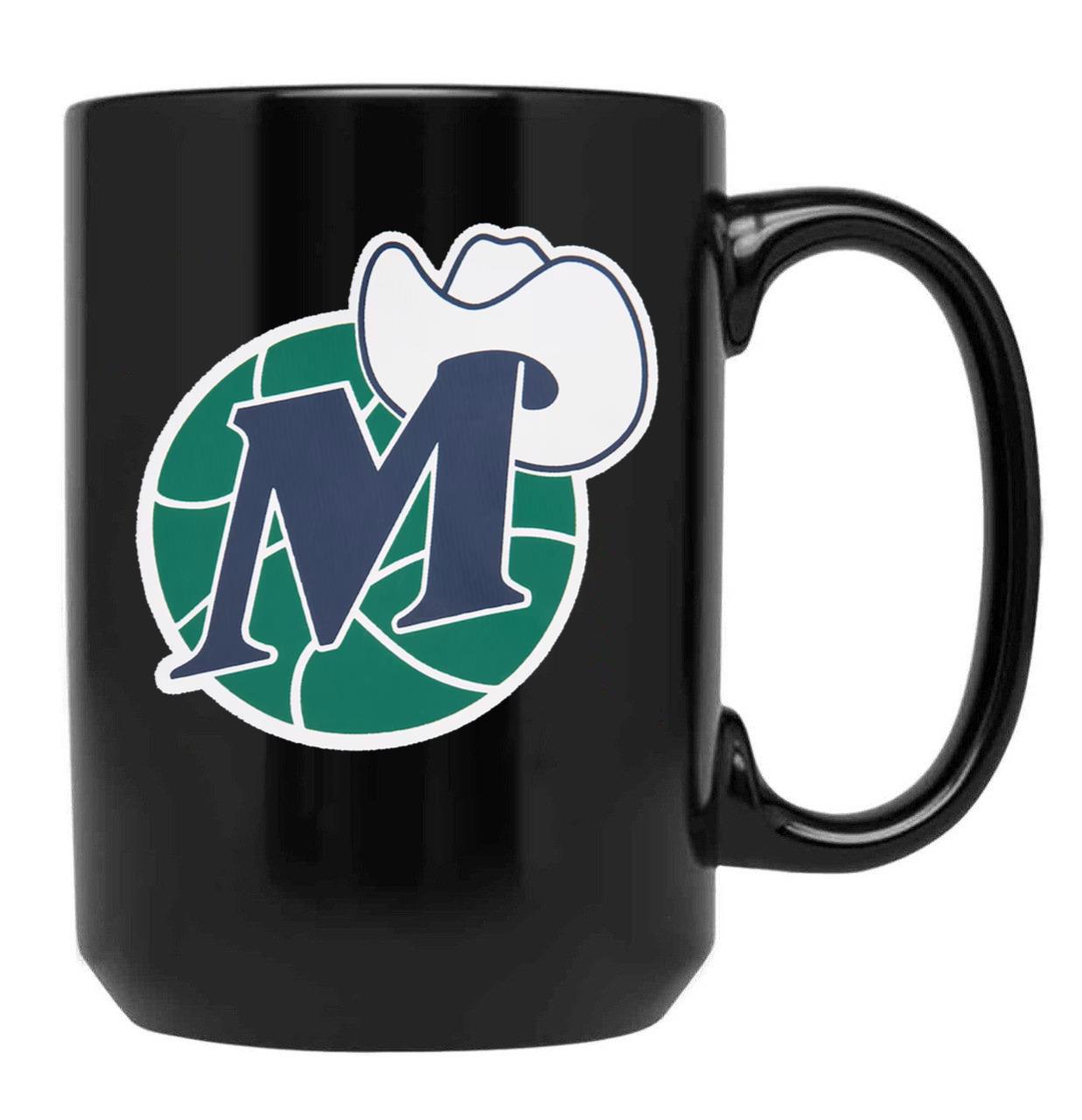 D Mavs Worn Out Black Coffee Mug, Gift Coffee Mug