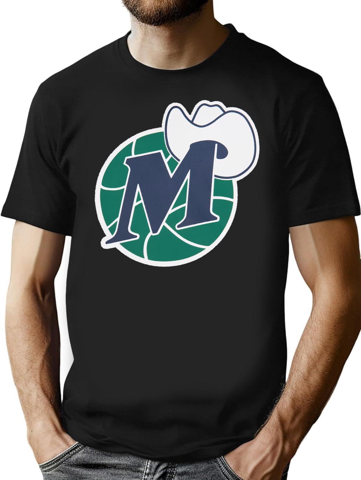 D Mavs Worn Out Premium Heavyweight Cotton T-Shirt - Black