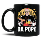 Da Pope Chicago Pope Funny Leo Xiv Black Coffee Mug