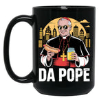 Da Pope Chicago Pope Funny Leo Xiv Black Coffee Mug