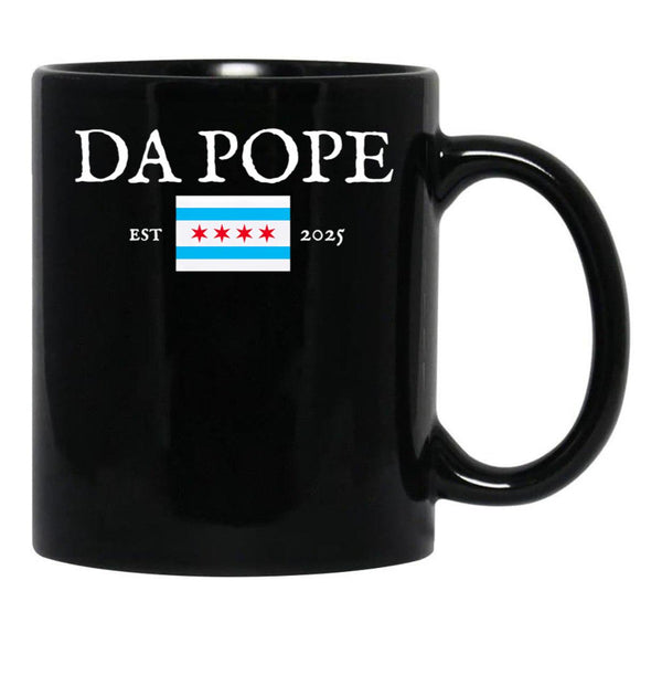 Da Pope Est 2025 Black Coffee Mug - Black