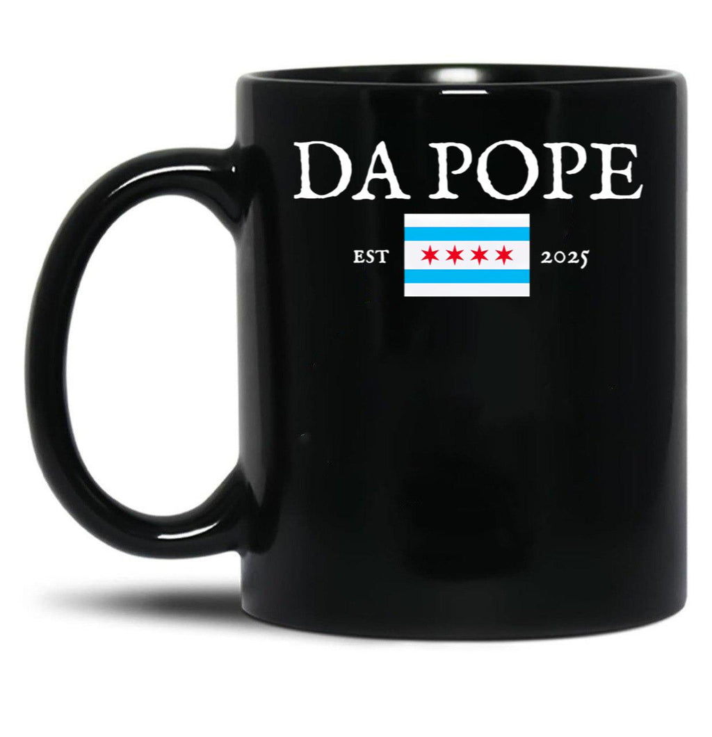 Da Pope Est 2025 Black Coffee Mug