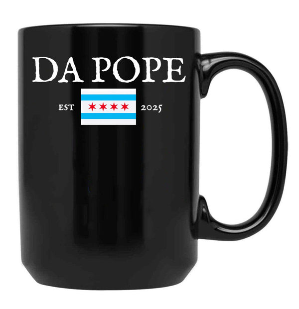 Da Pope Est 2025 Black Coffee Mug - Black