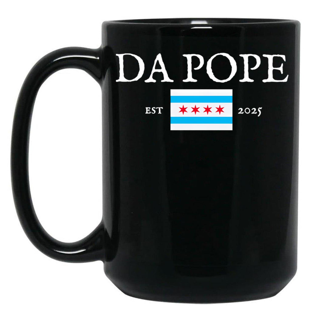 Da Pope Est 2025 Black Coffee Mug