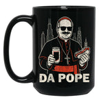 Da Pope From America Chicago Pope Leo Xiv Funny Vintage Black Coffee Mug