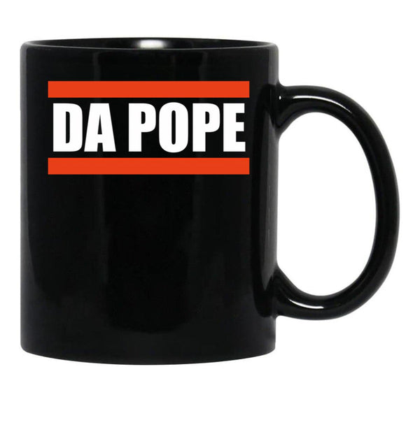 Da Pope - Orange Style Black Coffee Mug - Black