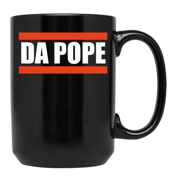 Da Pope - Orange Style Black Coffee Mug - Black