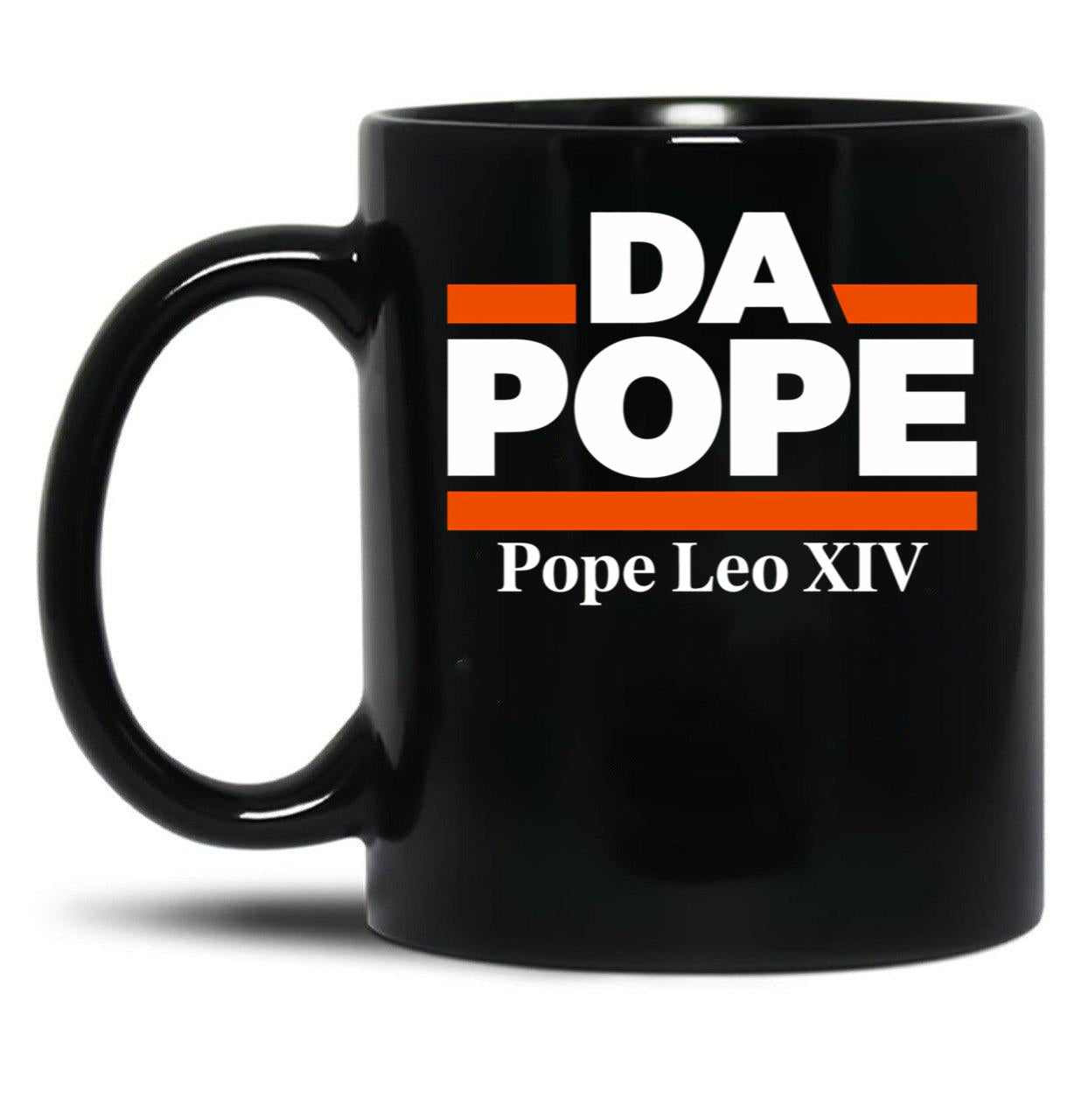 Da Pope - Pope Leo Xiv Black Coffee Mug