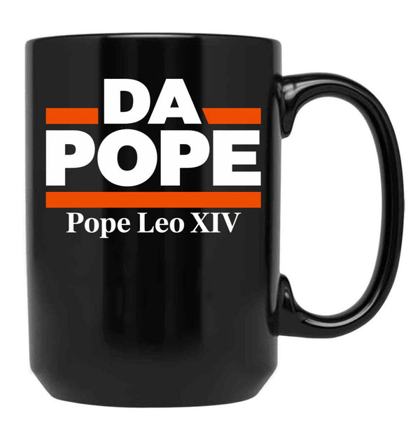 Da Pope - Pope Leo Xiv Black Coffee Mug - Black