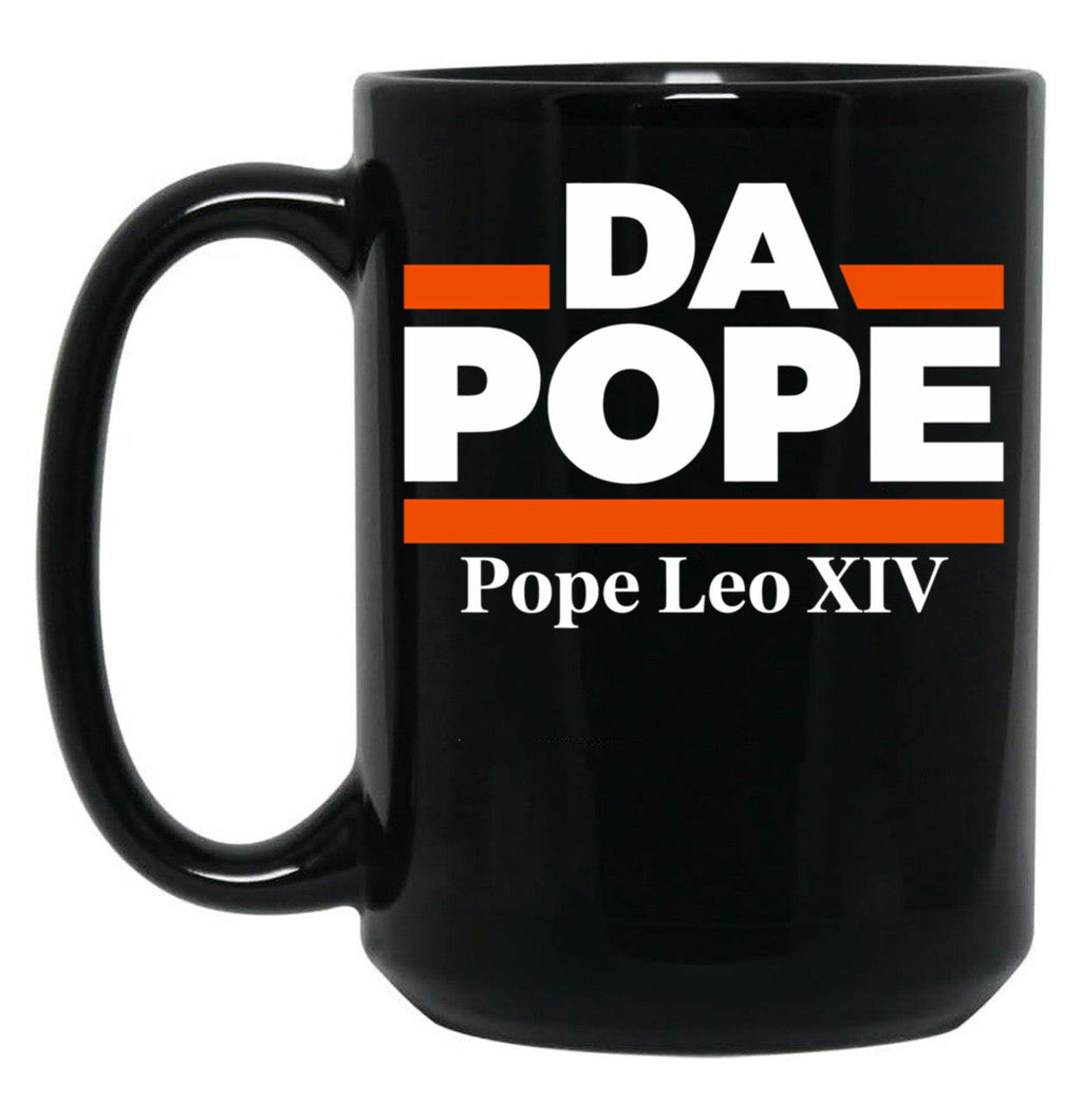 Da Pope - Pope Leo Xiv Black Coffee Mug