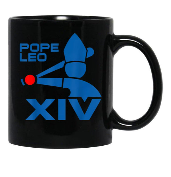 Da Pope (10) Black Coffee Mug - Black