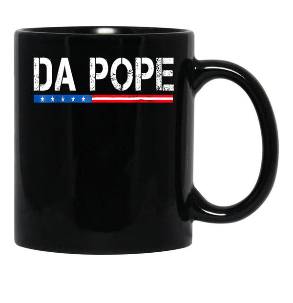 Da Pope (1) Black Coffee Mug - Black