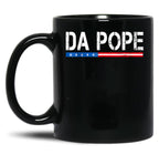 Da Pope (1) Black Coffee Mug