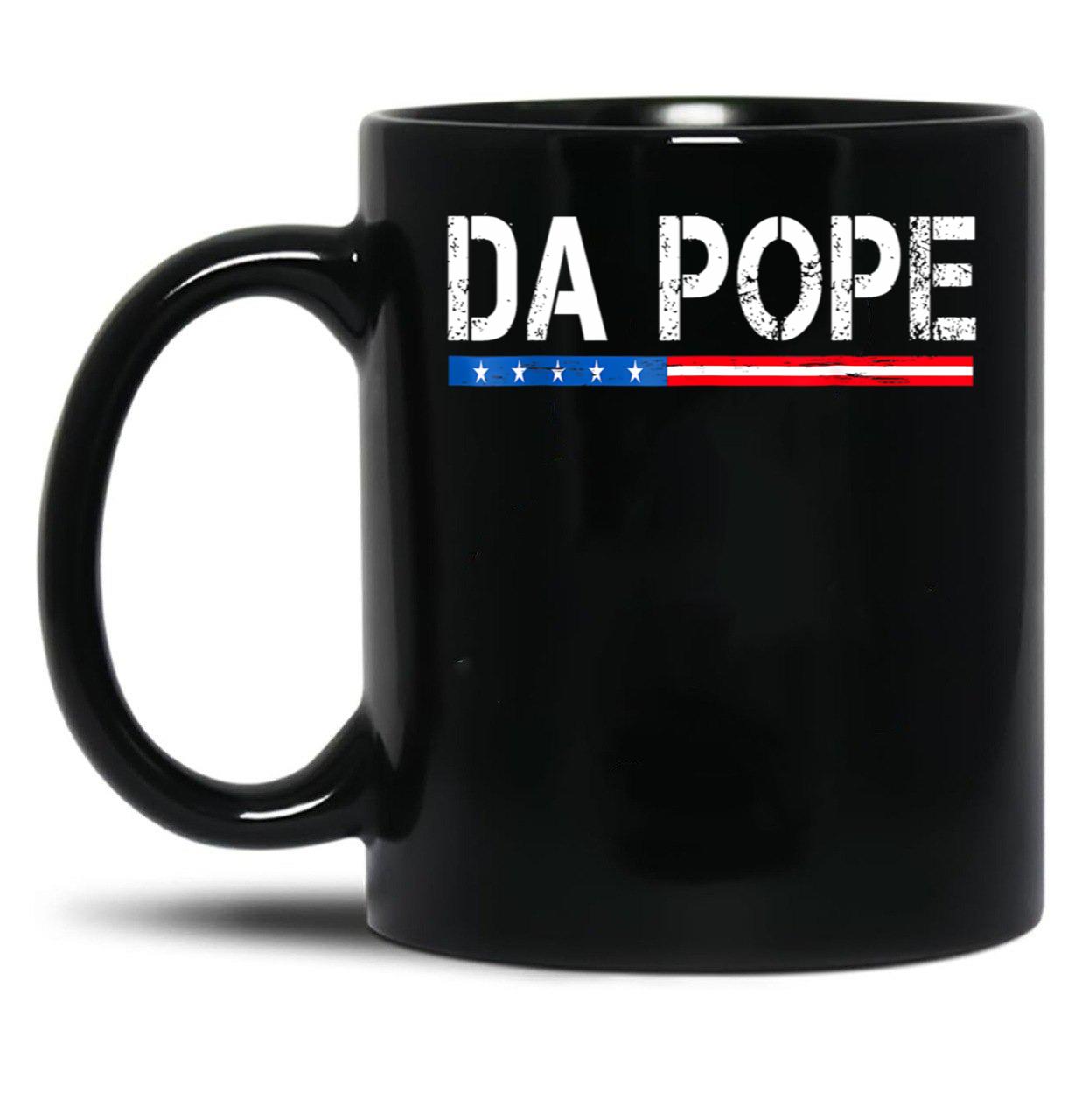Da Pope (1) Black Coffee Mug
