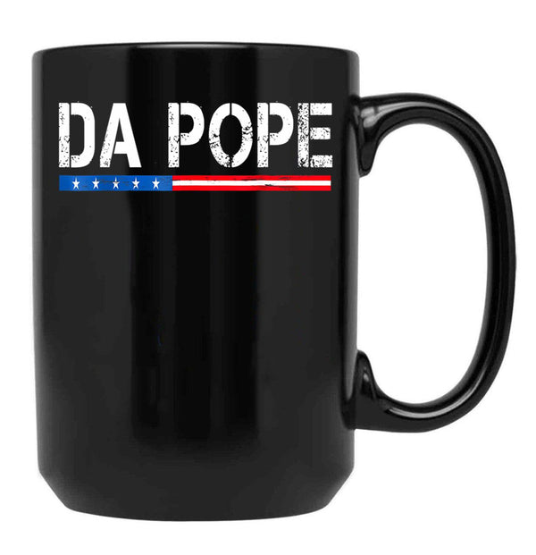 Da Pope (1) Black Coffee Mug - Black