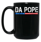 Da Pope (1) Black Coffee Mug