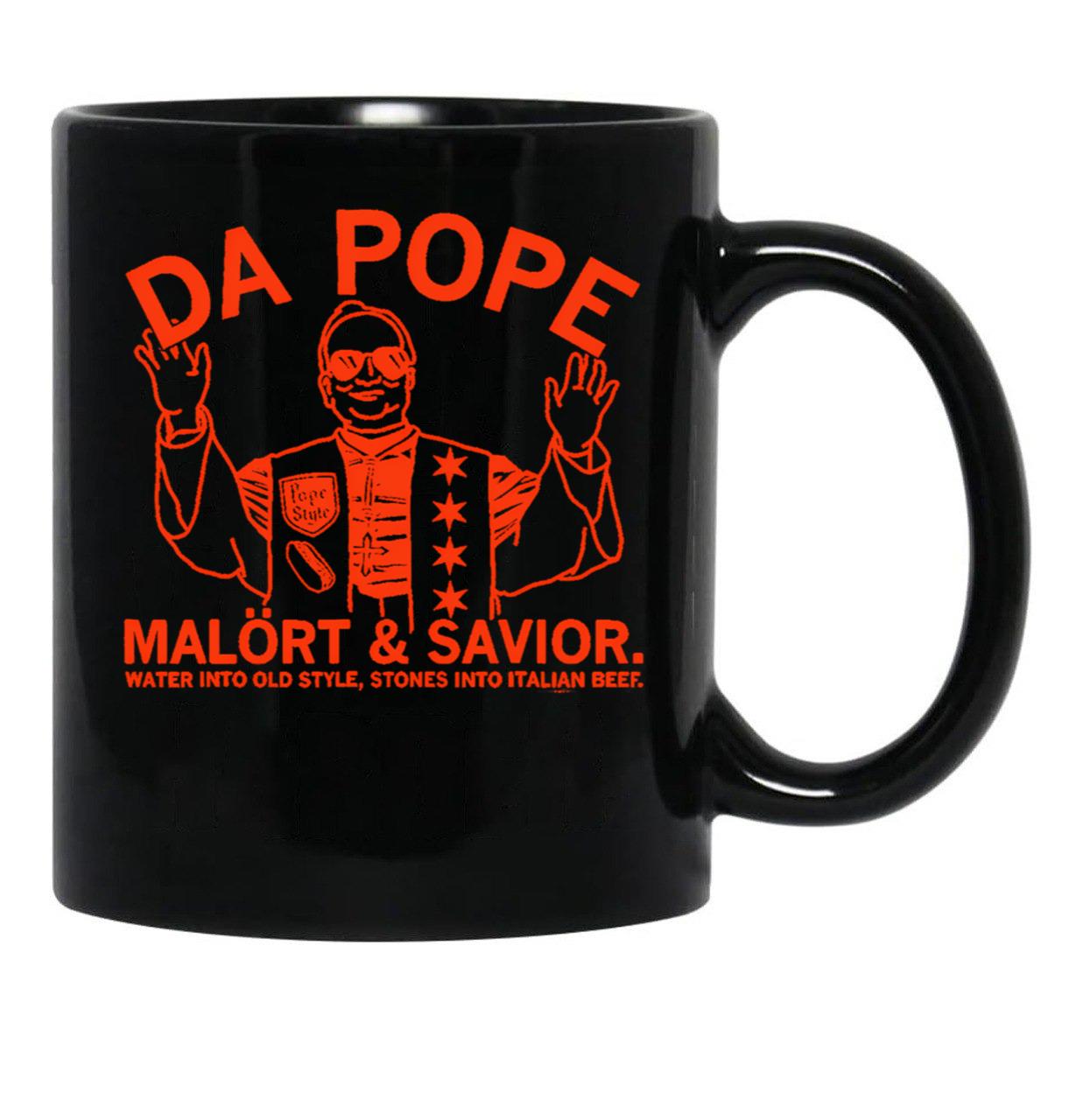 Da Pope (2) Black Coffee Mug - Black